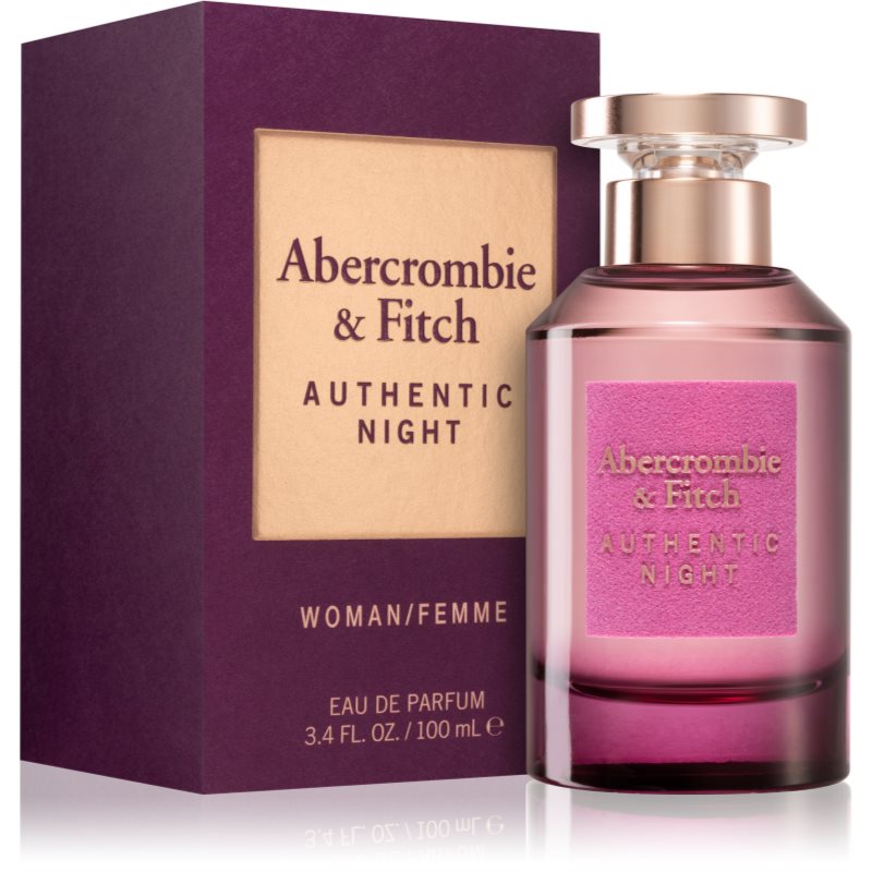 Abercrombie & Fitch Authentic Night Women Eau De Parfum For Women 100 Ml